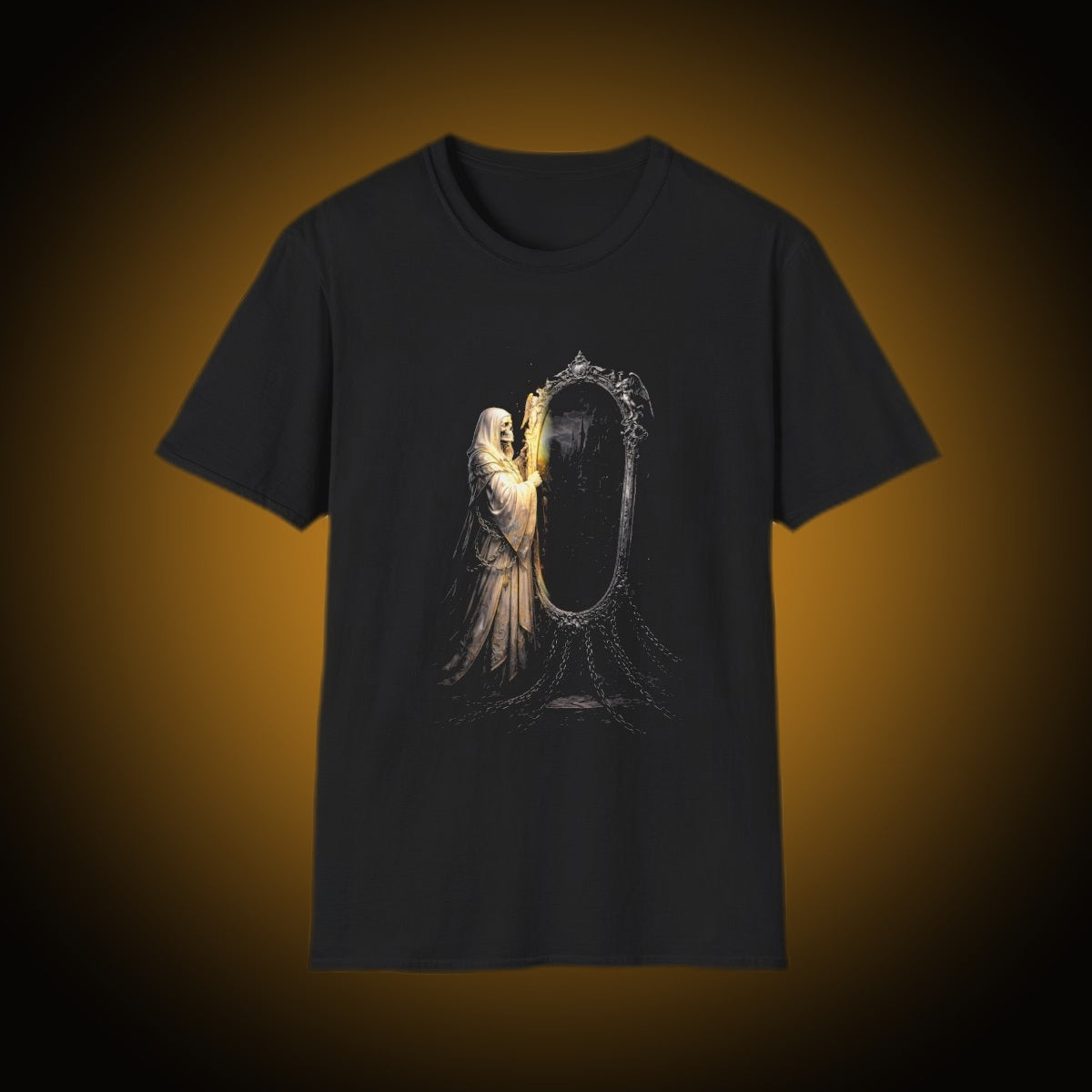 Mirror Maiden Split-Face Reversed T-Shirt
